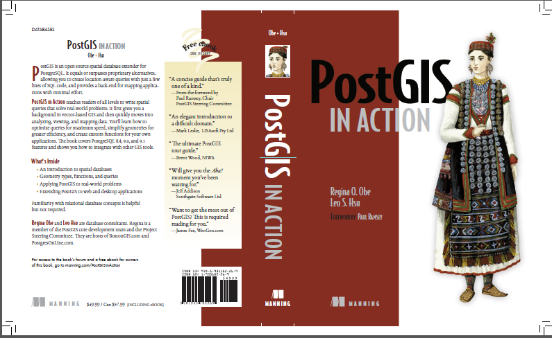PostGIS in Action front and back cover